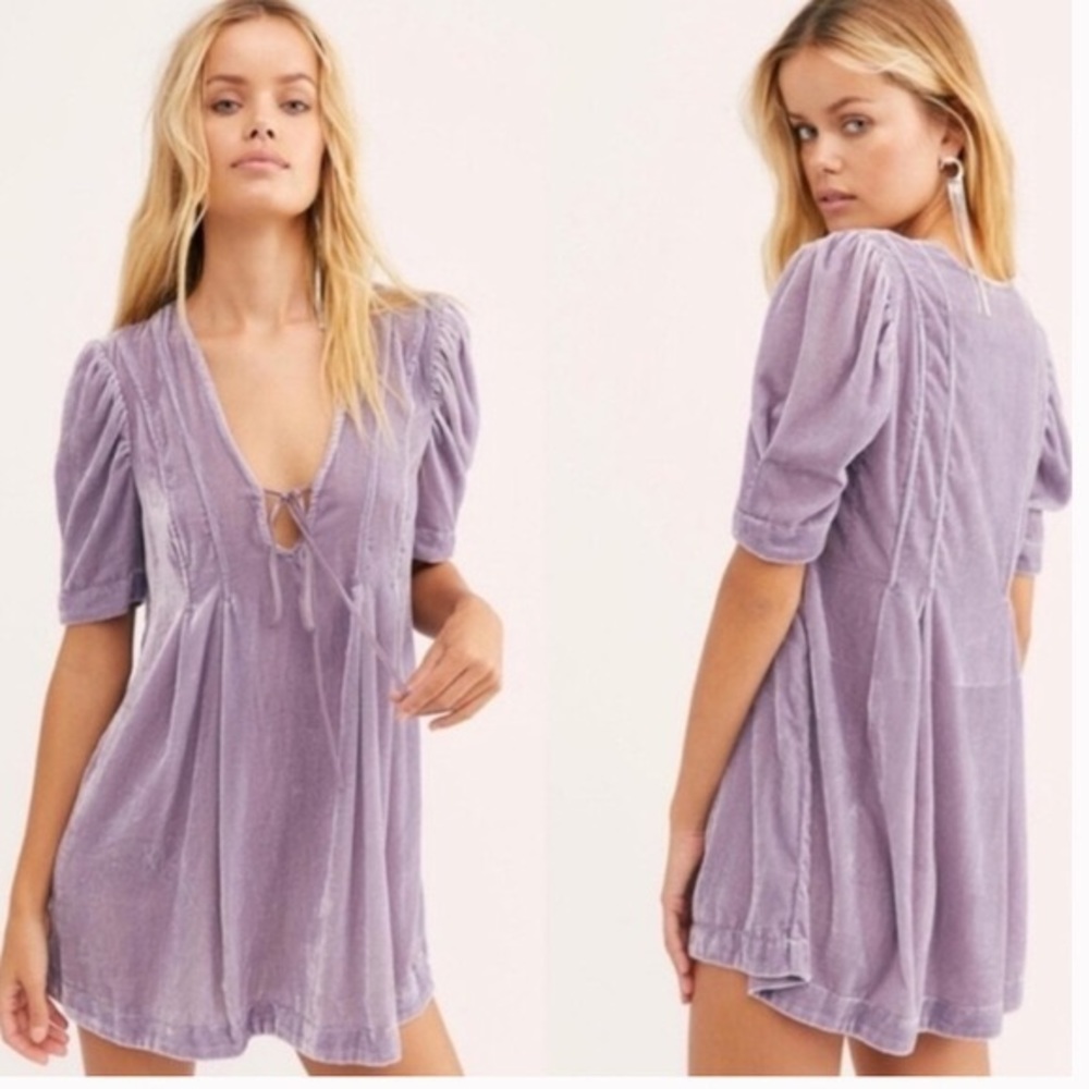 Adelle Velvet Tunic Top